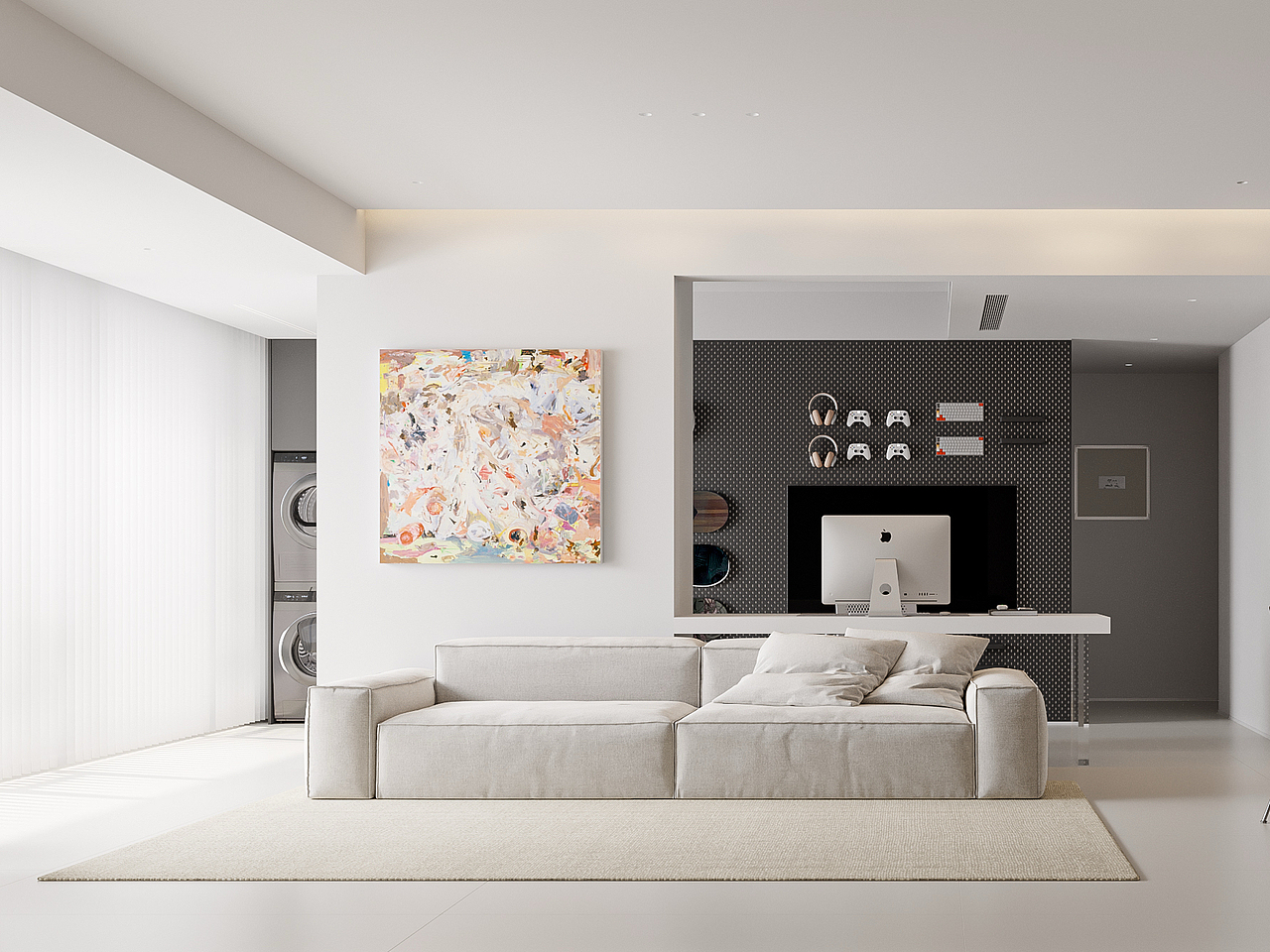 1986设计｜极简主义白色的房子，宁静与自由（图ZMzk5MjQ5ODE2） - 家装设计 - 站酷设计师1986设计原创素材 - 站酷ZCOOL