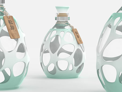 松辞白酒包装设计