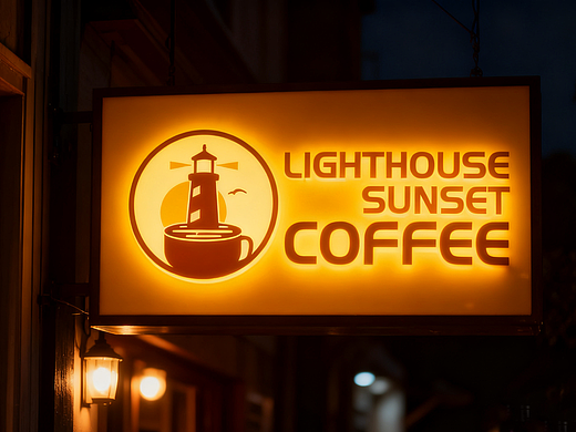 灯塔日落咖啡