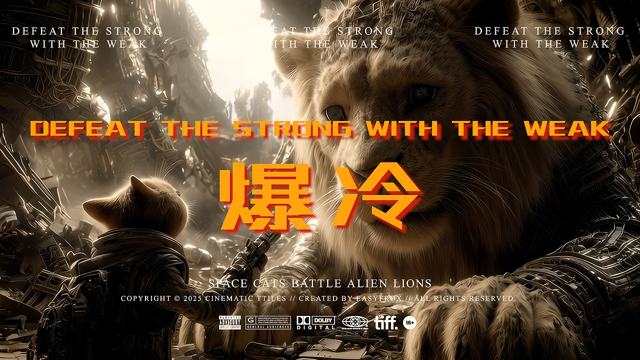  爆冷 | 太空喵大战外星狮
