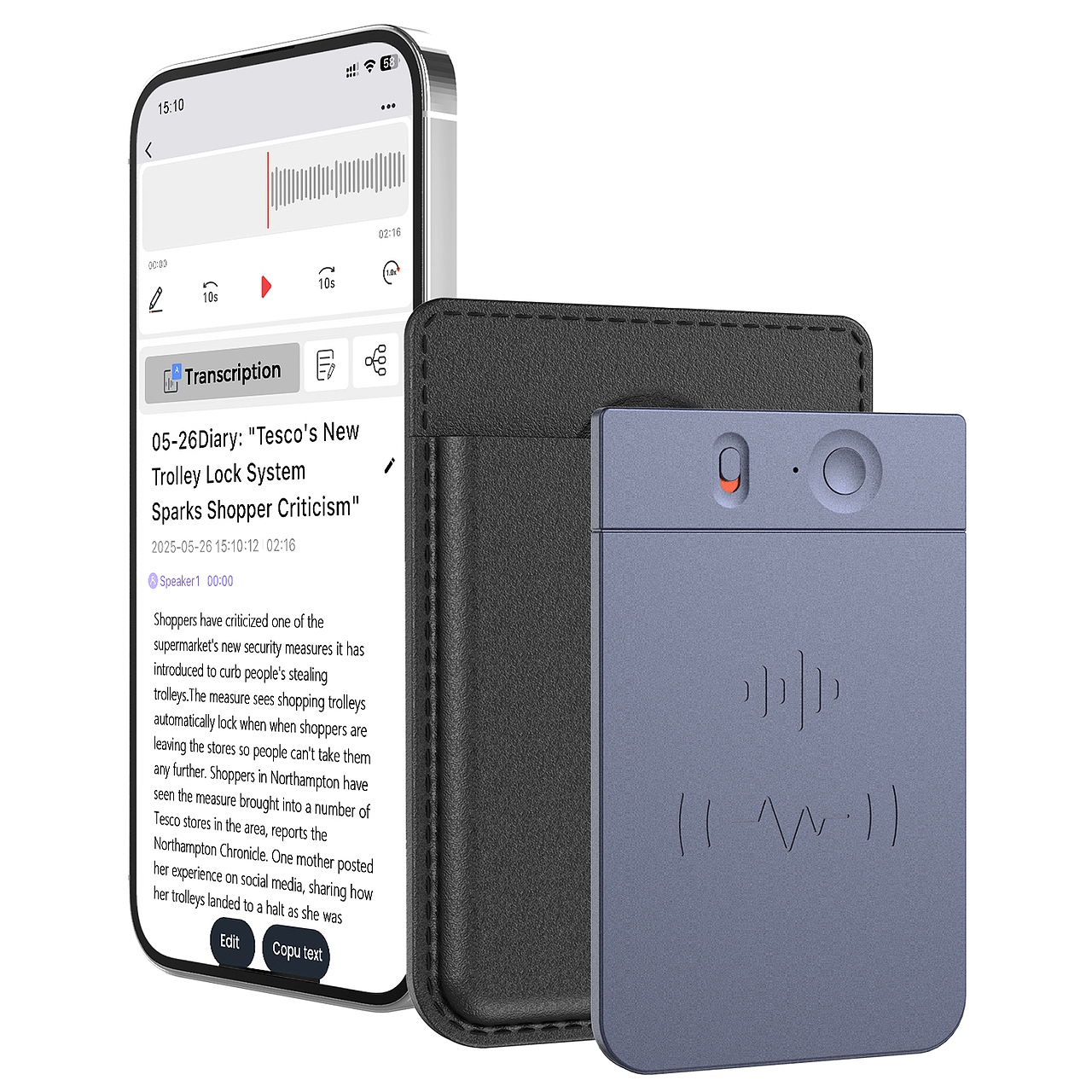 亚马逊主副图案例--录音笔