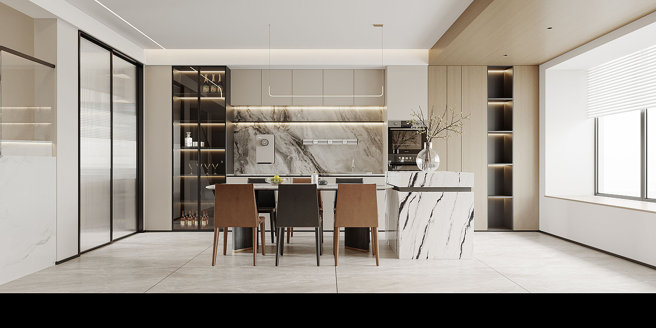 现代简约风挑空别墅