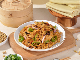 生鲜豆腐皮干豆腐拍摄|电商美食千张摄影|×郑州密斯杨