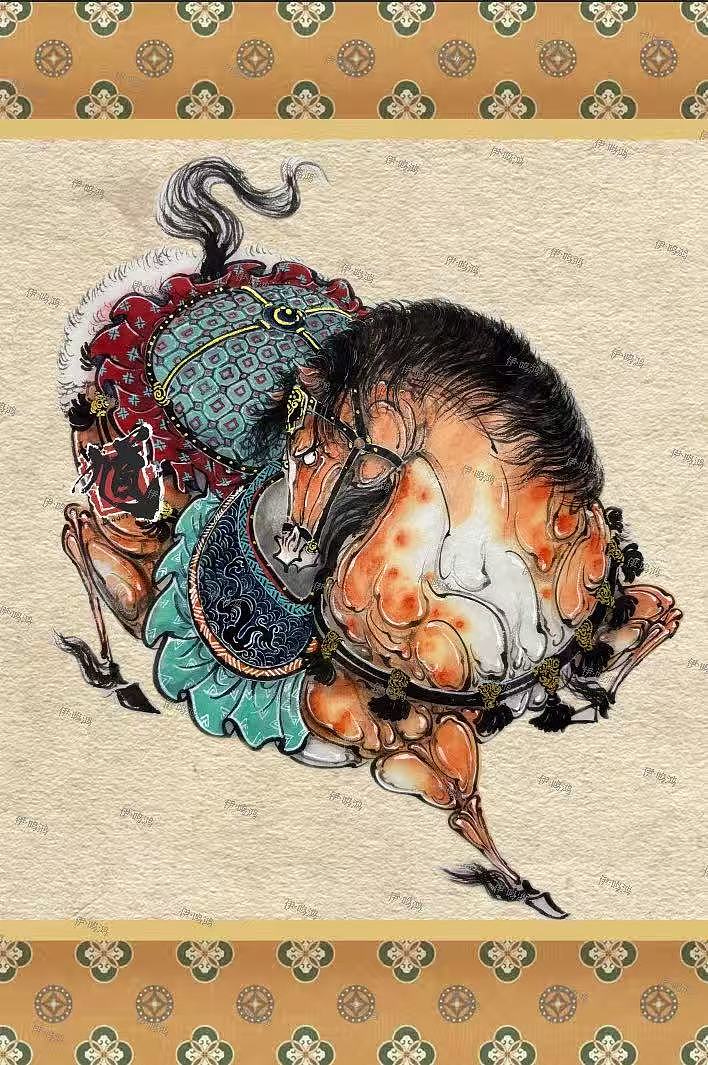 2026 马上马年 马上有财（图ZMzk5MjYxMDUy） - 艺术插画 - 站酷设计师尹鸣鸿原创素材 - 站酷ZCOOL