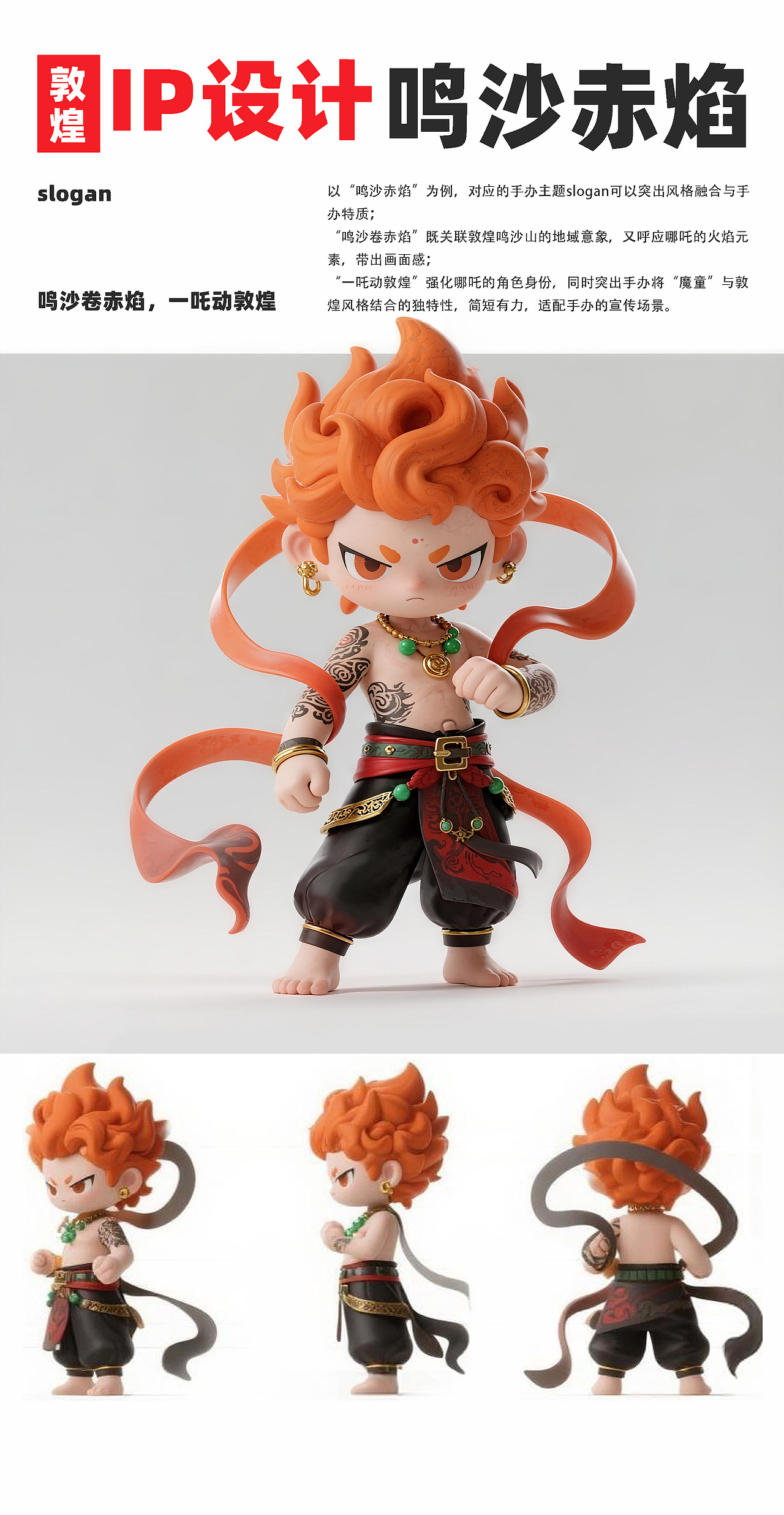 IP设计——敦煌人物IP三视图工作流