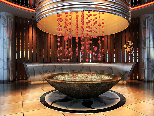 空谷幽兰-艺术主题会所空间设计（个人主页-ZNzI4MTk4Njg=） - 酒店餐饮设计 - 站酷设计师KinsPei原创素材 - 站酷ZCOOL