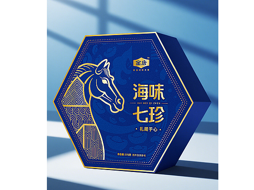 马年海味七珍礼盒:包装设计流行趋势(个人主页-ZNzI4MTk5Njg=) - 包装 - 站酷设计师rongli0607原创素材 - 站酷ZCOOL