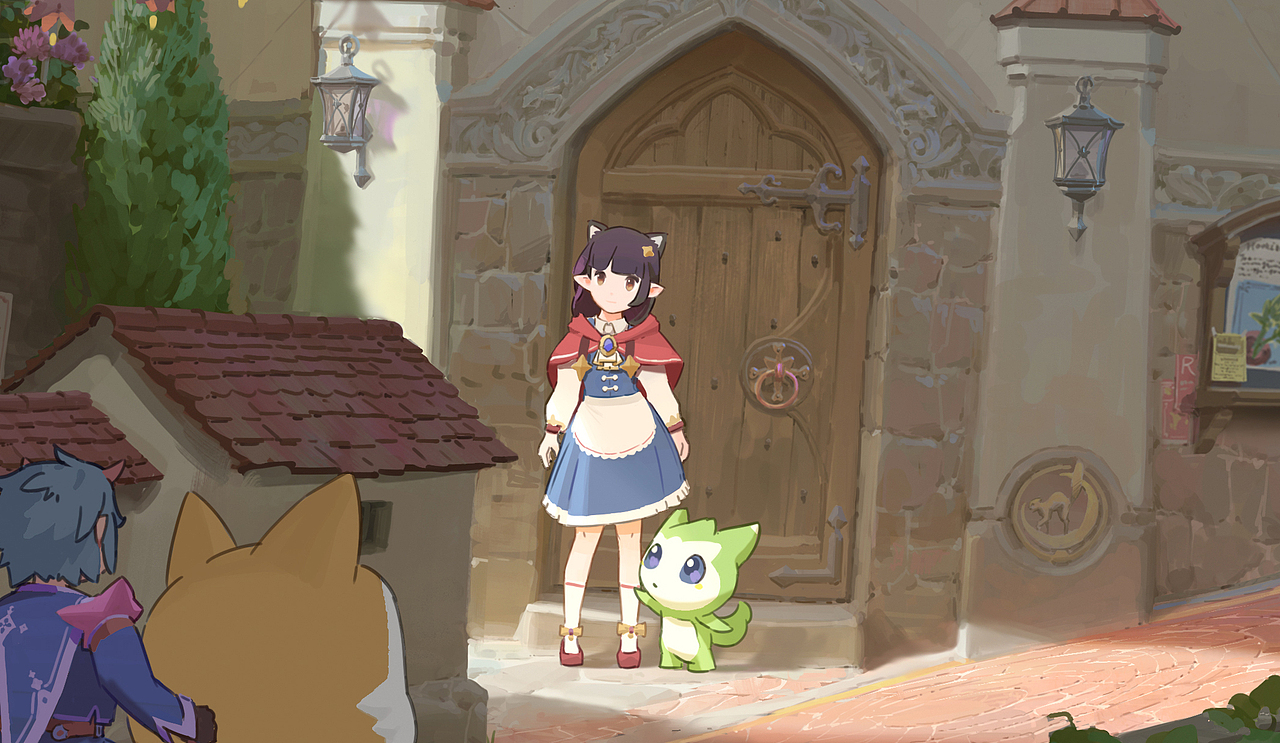 艺数绘讲师作品分享|洛克猴杜震《妖精镇》