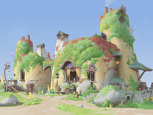艺数绘讲师作品|小宇《魔法植物园》