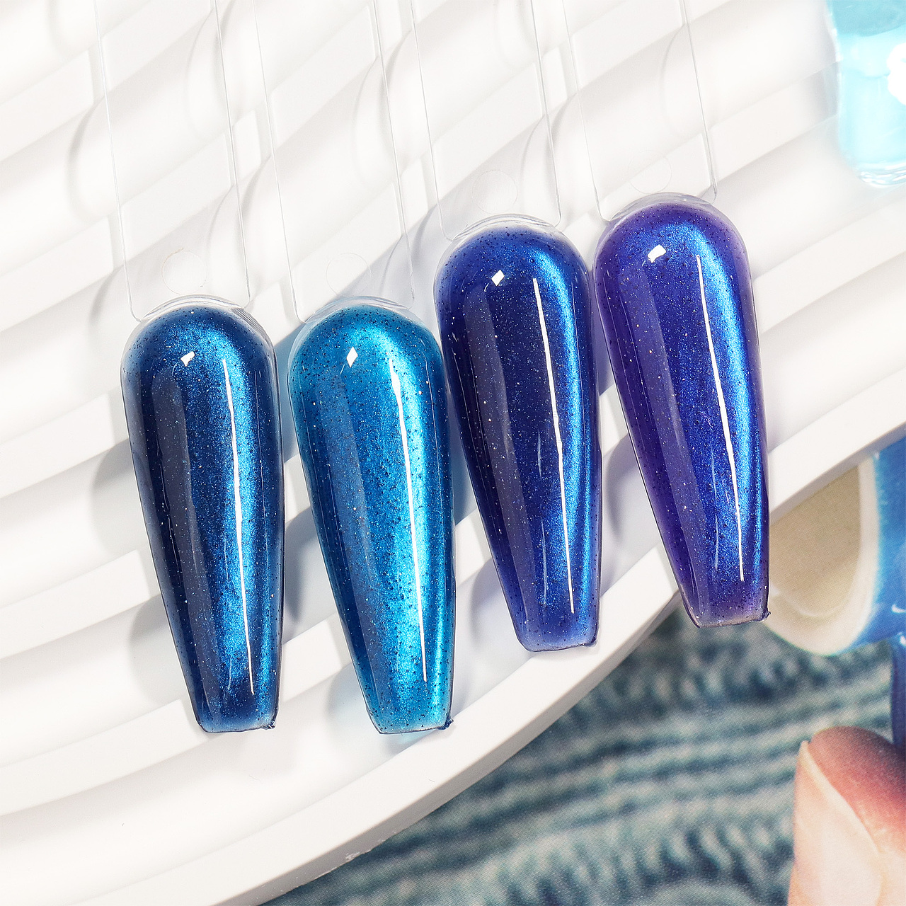 星空猫眼延长液美甲色卡