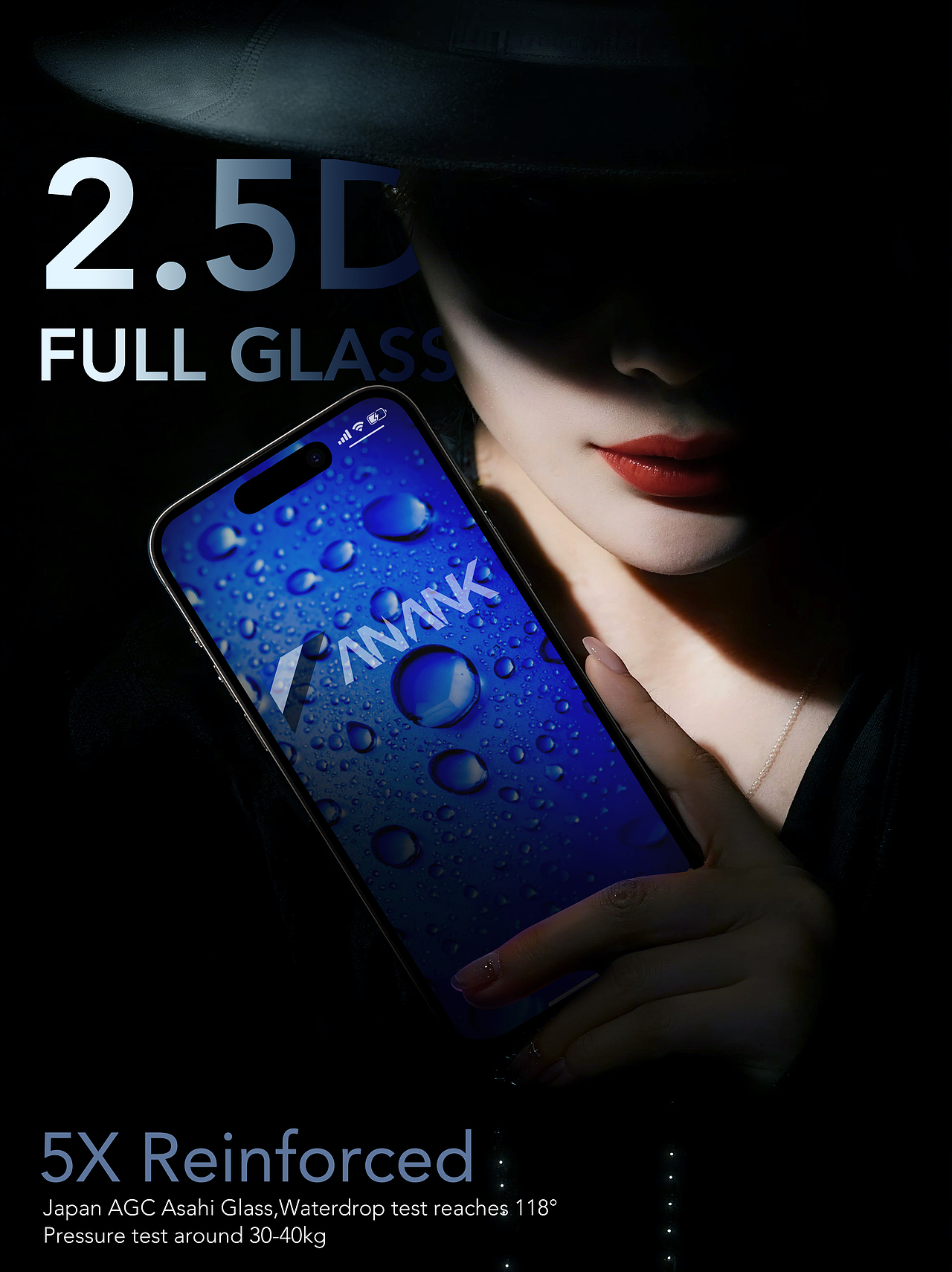 高清钢化膜海报设计