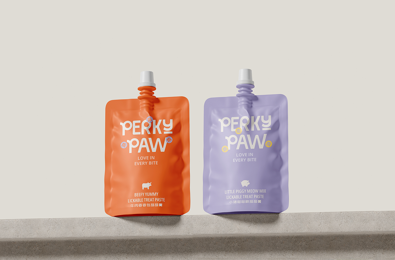 Perky Paw 宠物食品品牌形象（图ZMzk5Mjg5NDEy） - 品牌 - 站酷设计师TATsong原创素材 - 站酷ZCOOL