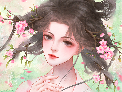 春日桃花