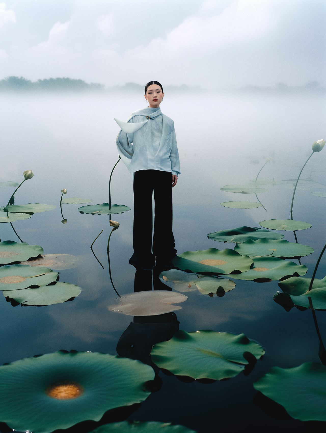 AI置景 新中式服装片