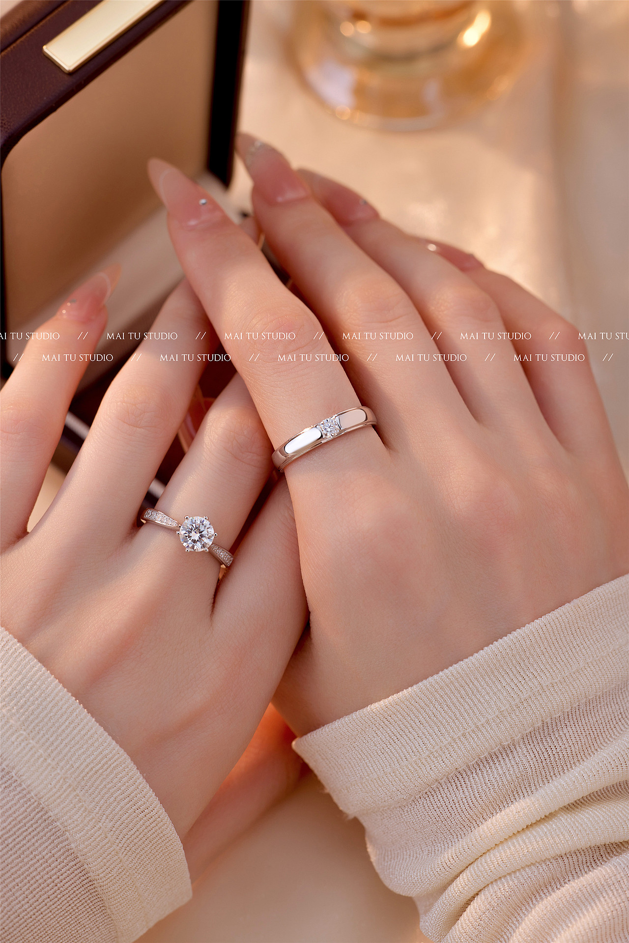 创意构图摄影丨复刻莫桑钻的时尚美学丨麦图摄影丨戒指