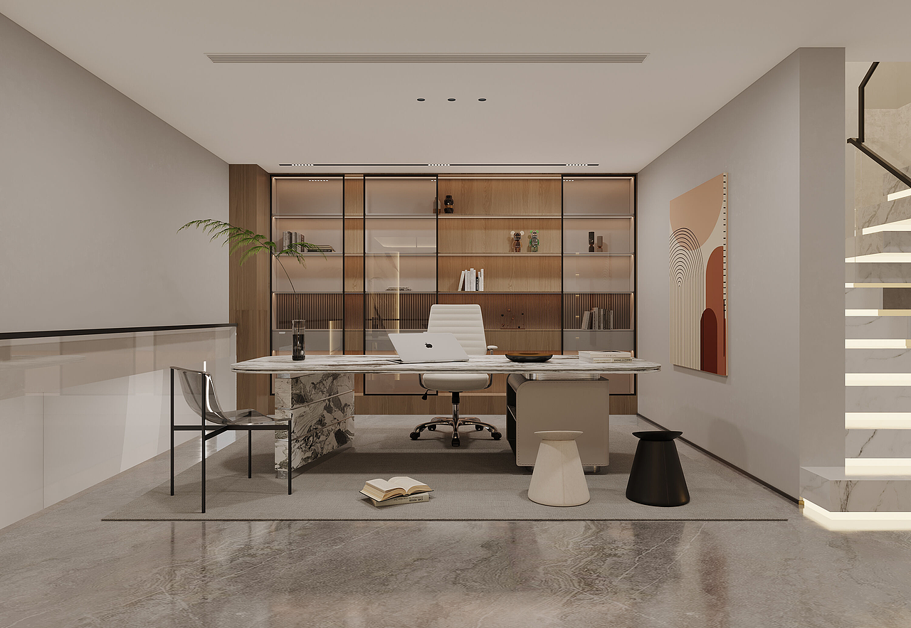 现代风格挑空别墅