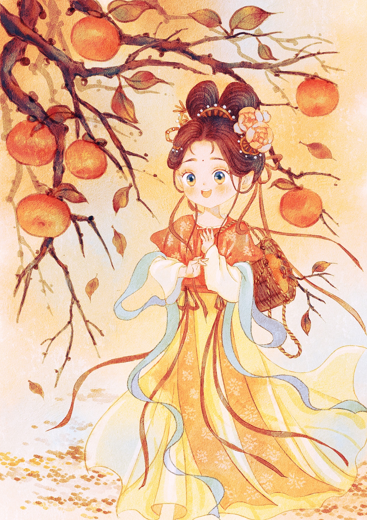 春夏秋冬｜可爱古风Q版人物