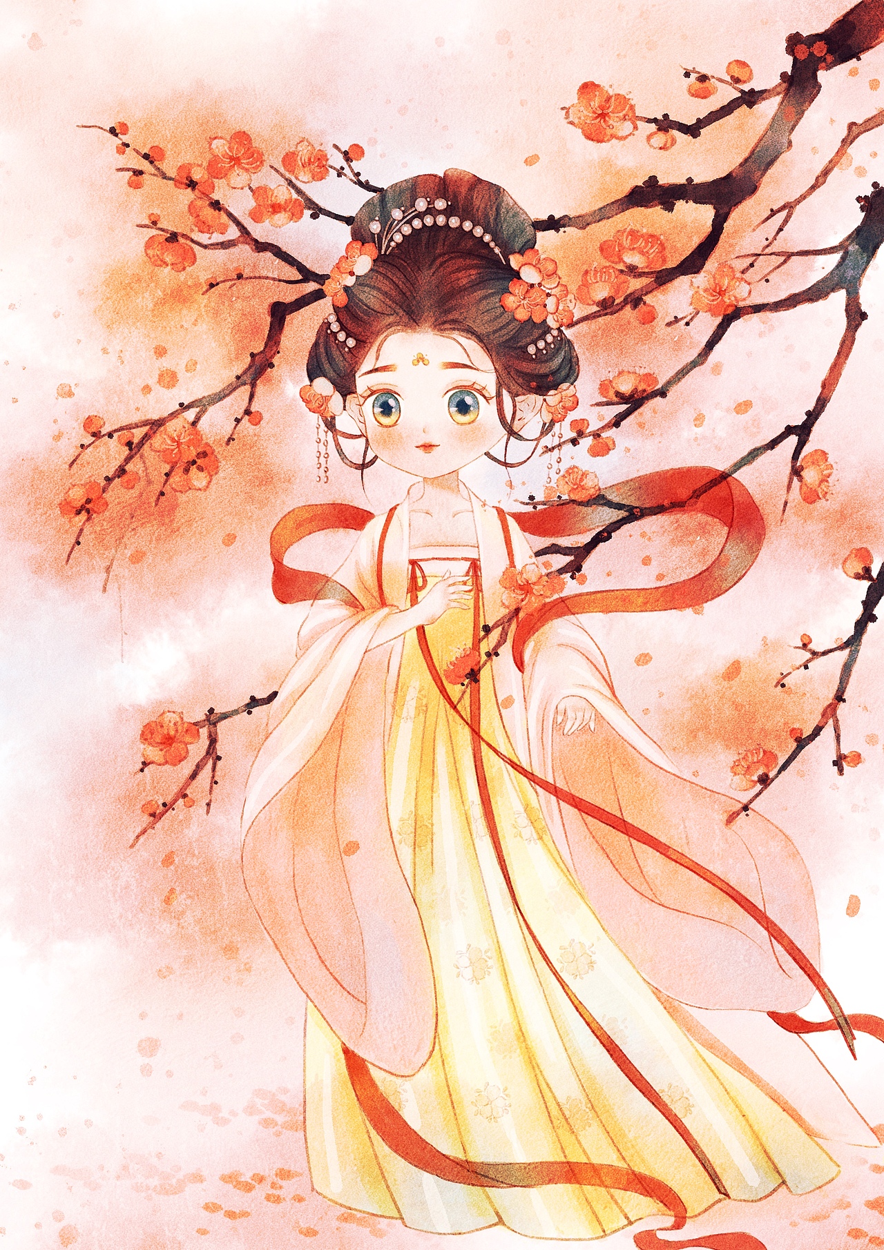 春夏秋冬｜可爱古风Q版人物