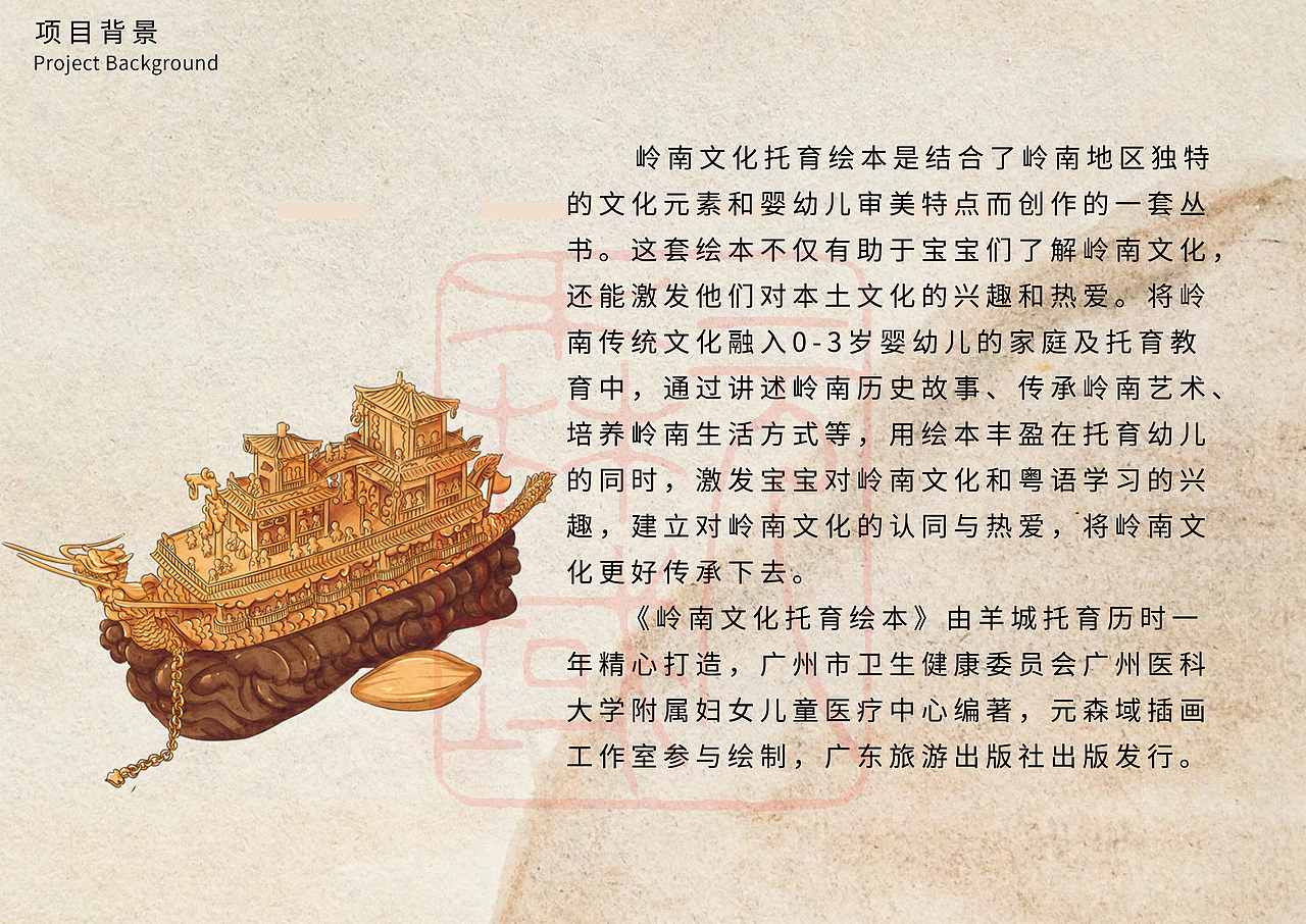 《岭南文化托育绘本》绘本插图