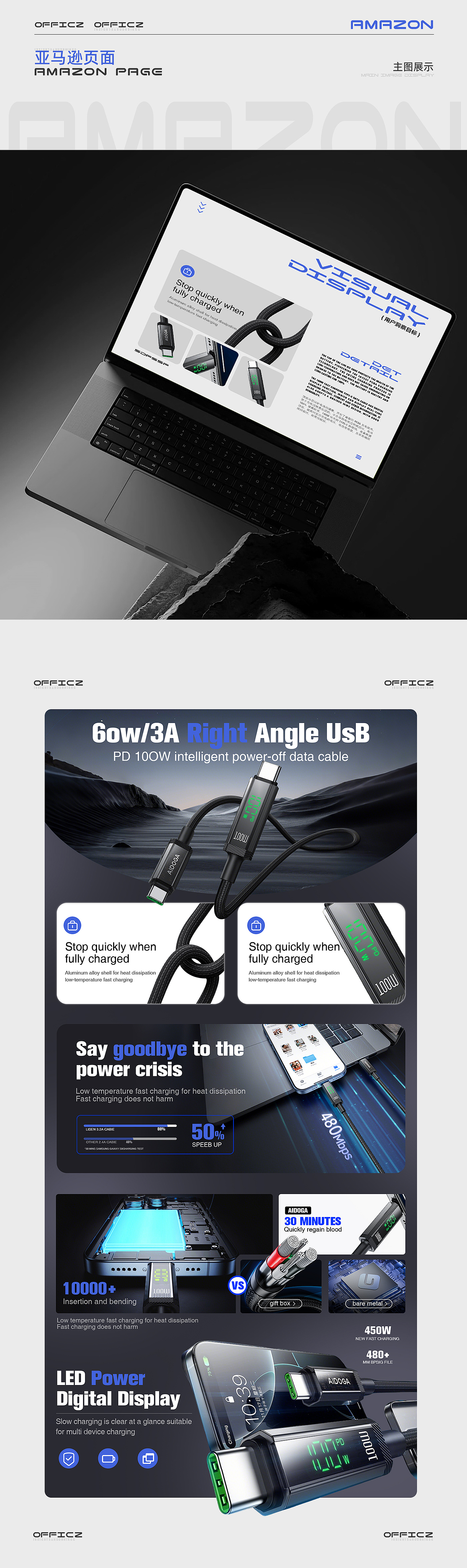 Amazon亚马逊合集×3丨相机丨AIDOGA充电线丨有色剃须刀