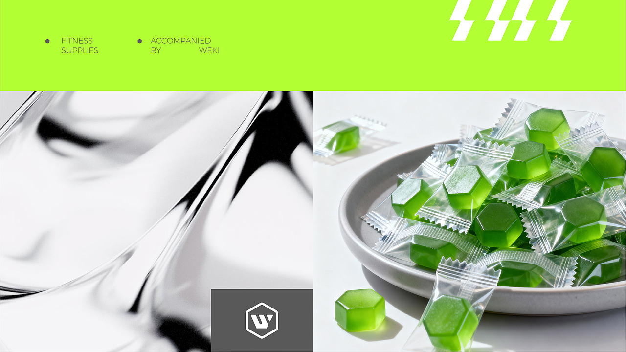 WEKI功能软糖品牌全案设计 健身补剂 零食品牌策划设计
