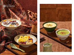 复古甜品图片，每一口都是满足