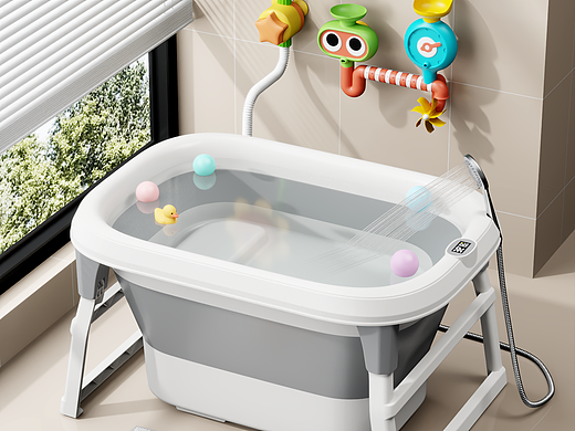 儿童浴盆建模渲染设计