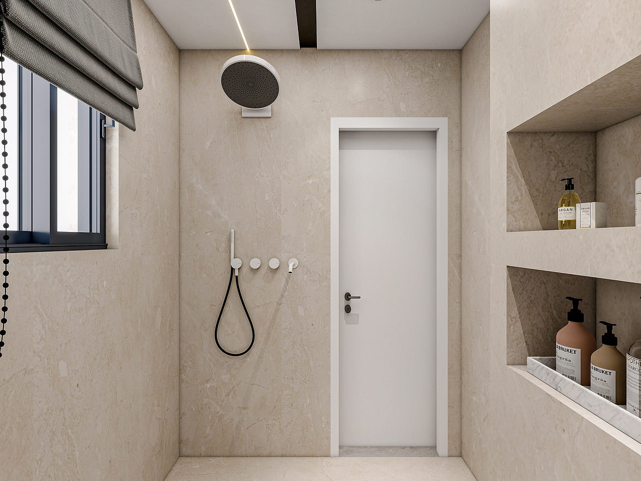 新疆乌鲁木齐绿景苑(87平方现代简约三居室)