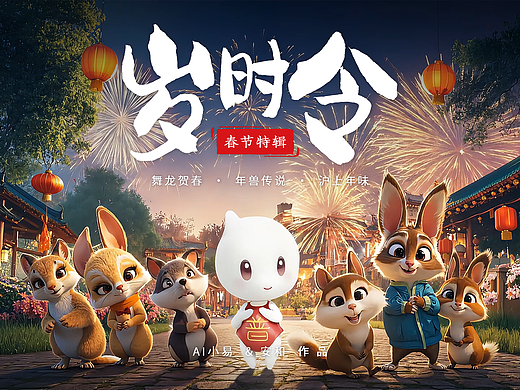 GPT 之前的角色统一:AI 动画影片《岁时令》