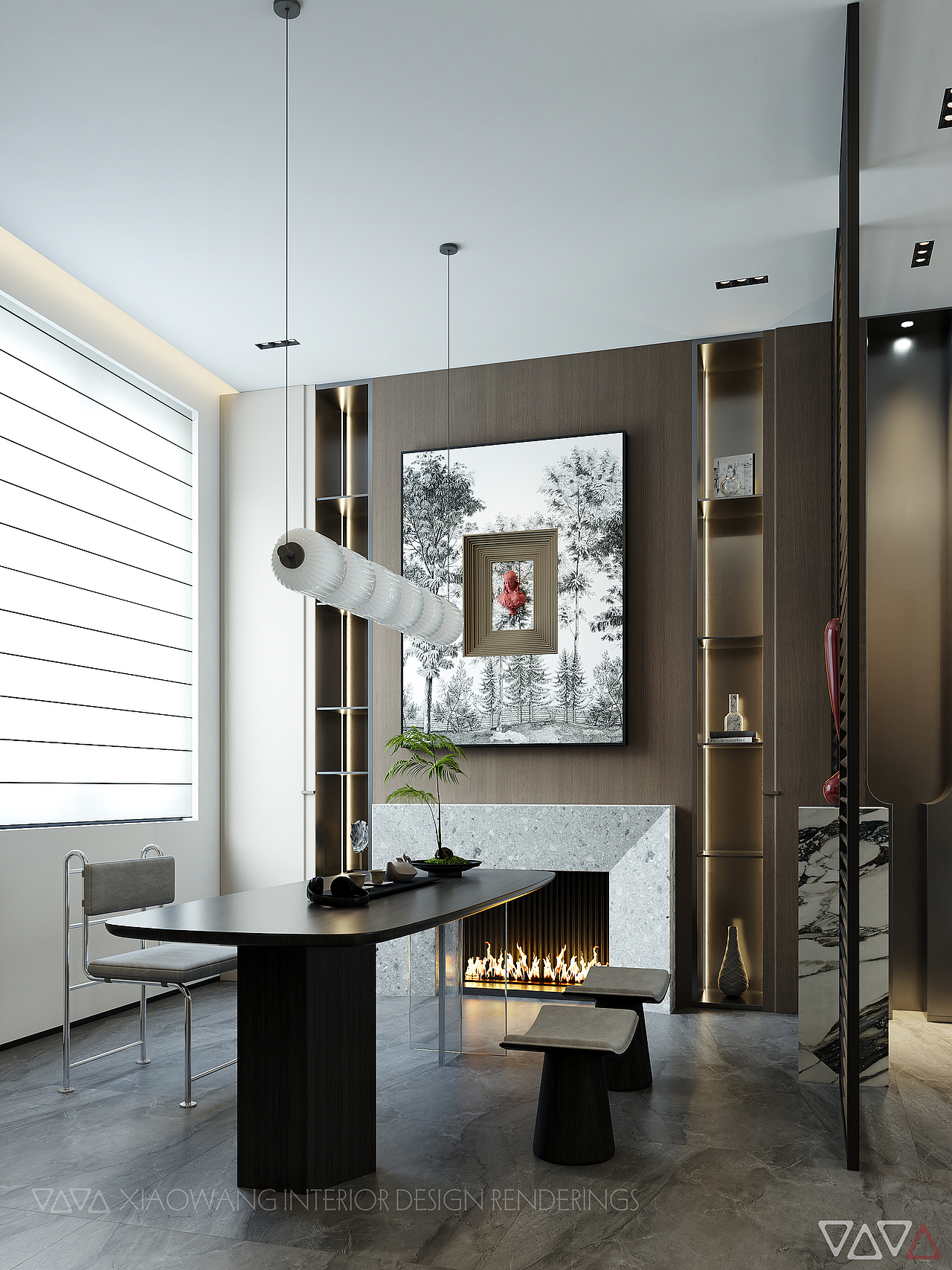 意式客餐厅效果图