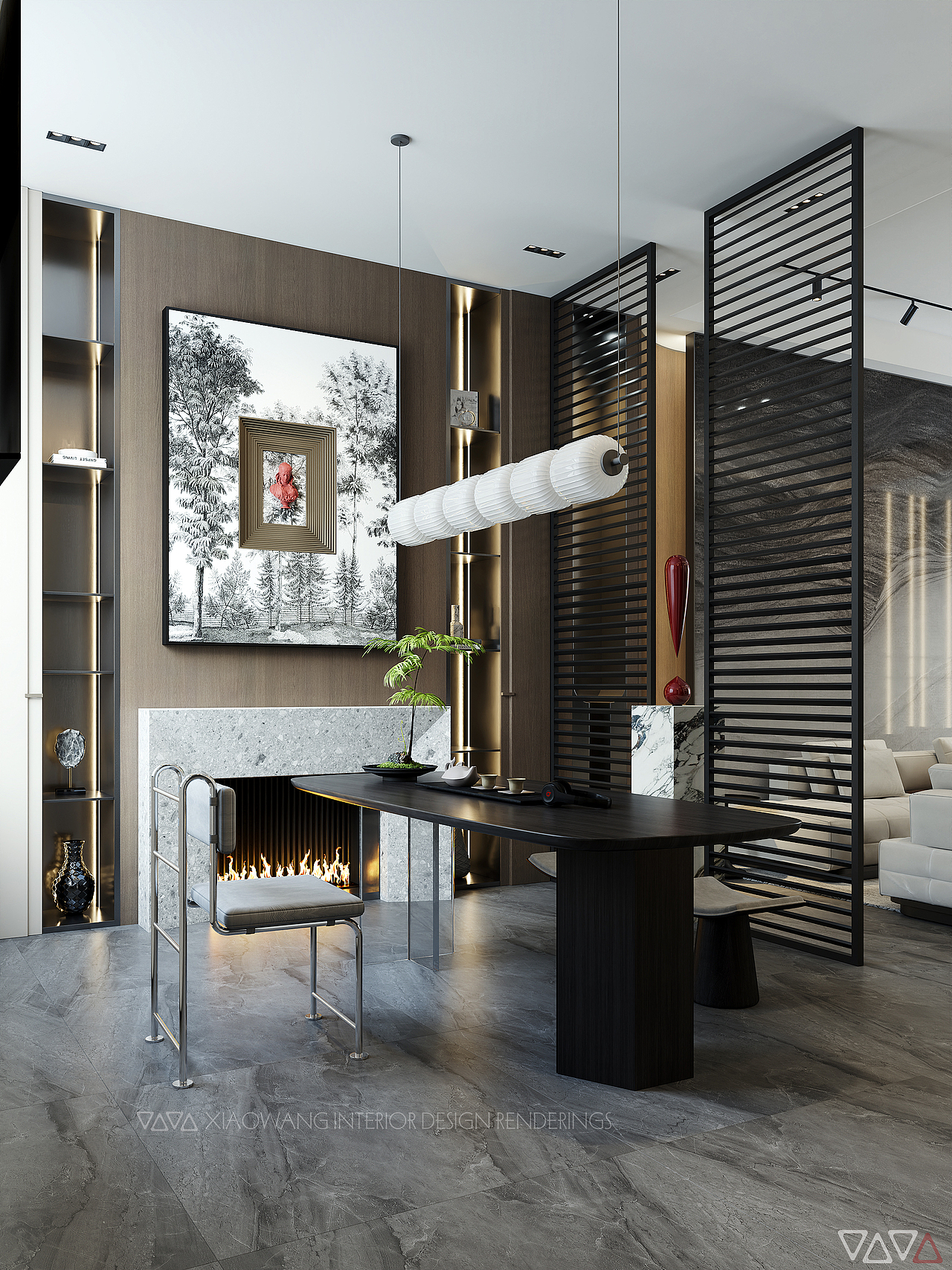 意式客餐厅效果图