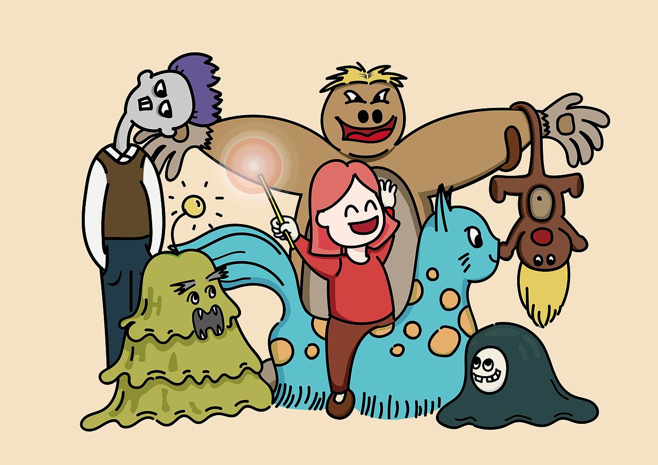 很久之前画的一些插画