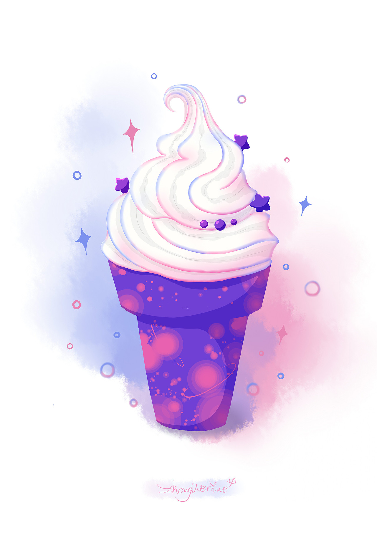 很久之前画的一些插画