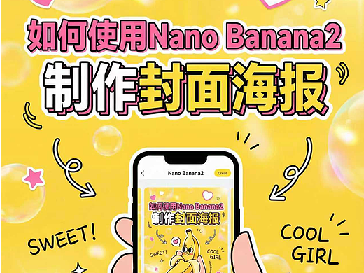 教程，使用Nano Banana2制作自媒体封面