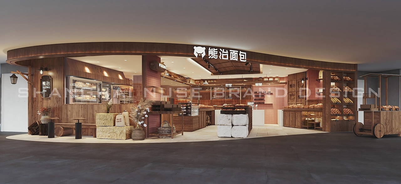 光影筑境！面包店空间设计的治愈表达（图ZMzk5MzI1MDIw） - 商业空间设计 - 站酷设计师木村空间美学原创素材 - 站酷ZCOOL