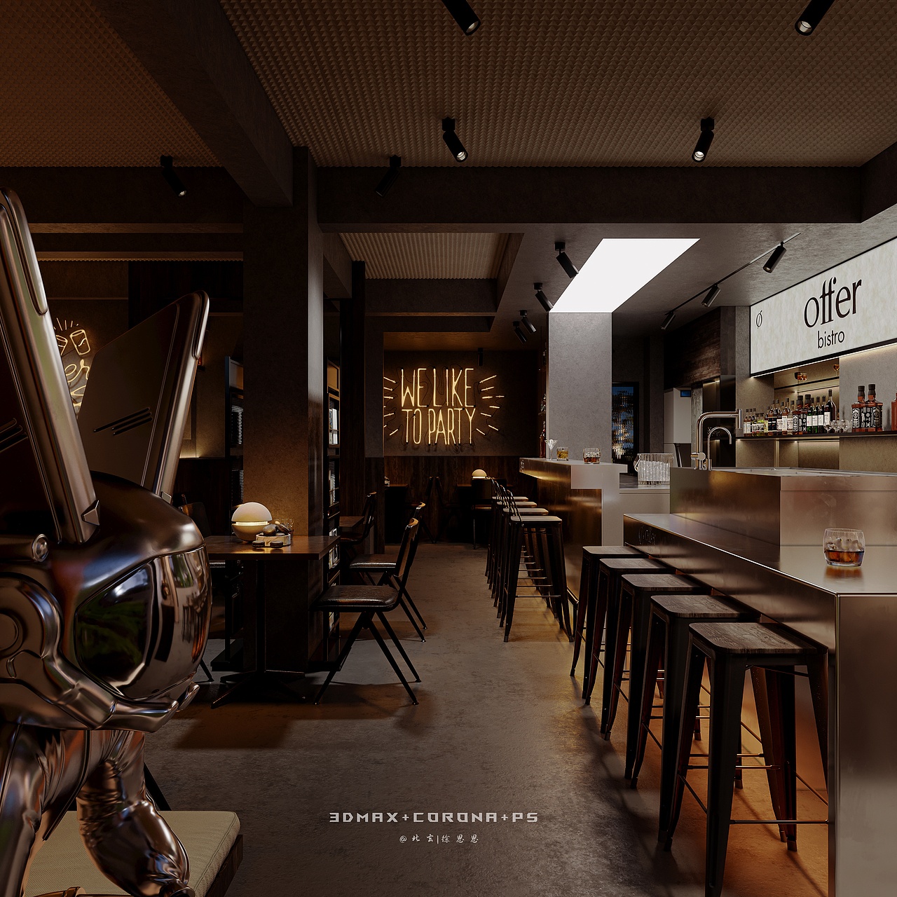 清吧设计 | 在微醺中把自己还给自己（图ZMzk5MzI0NTg0） - 酒店餐饮设计 - 站酷设计师北玄徐恩恩原创素材 - 站酷ZCOOL