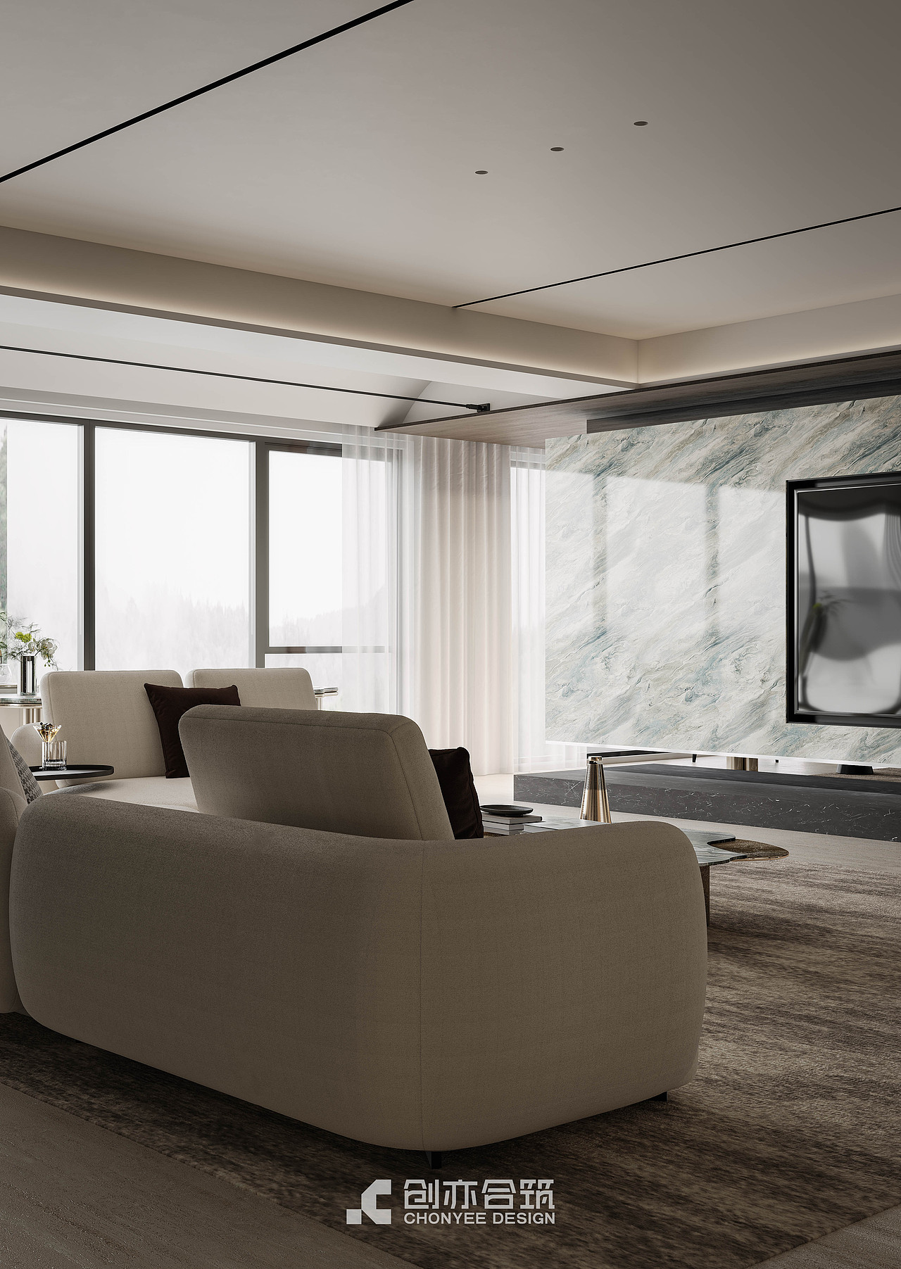 创亦合筑CHONYEE DESIGN｜长沙·凤起麓鸣 245平