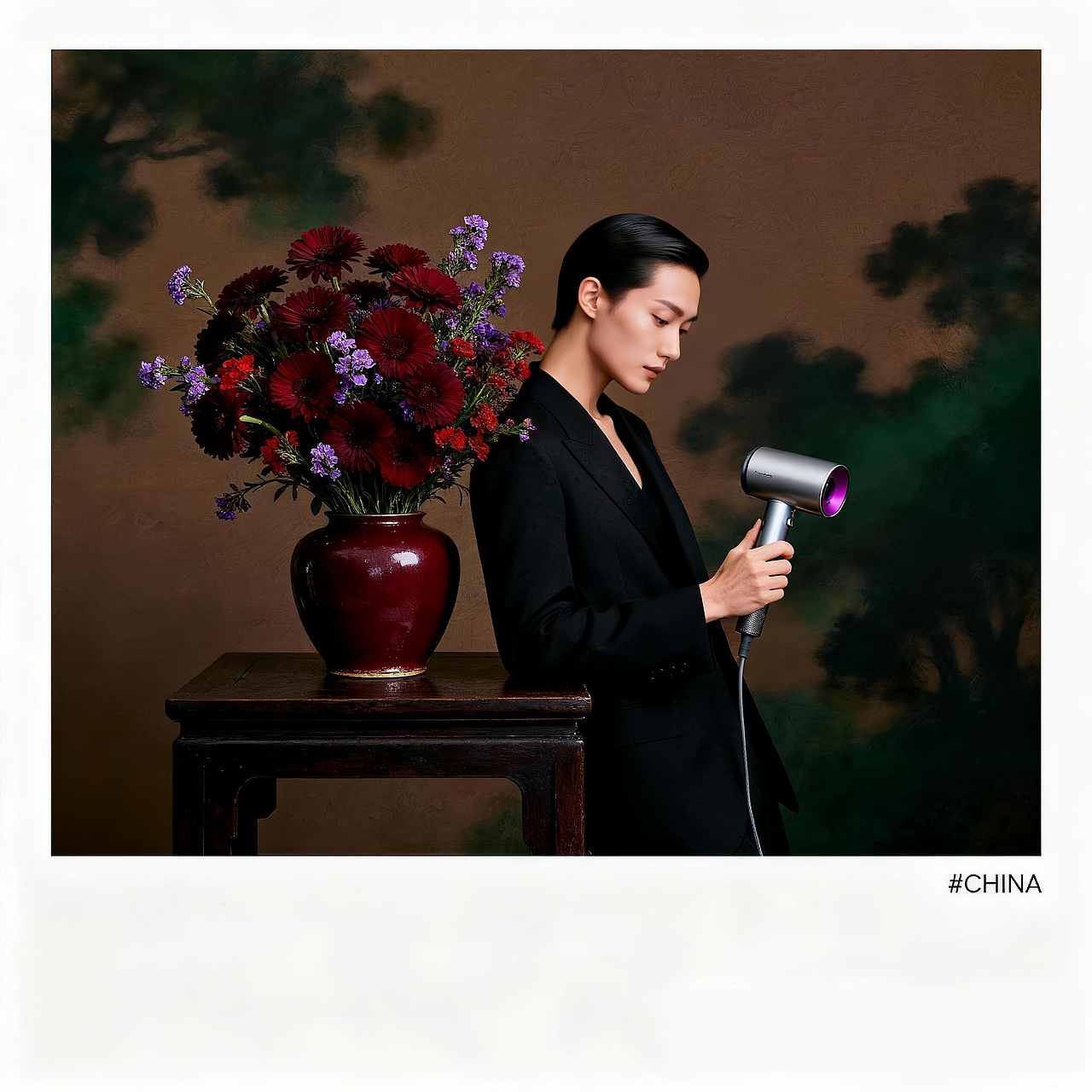 非洲菊、鹤望兰、兰翠菊、万代兰花艺再现