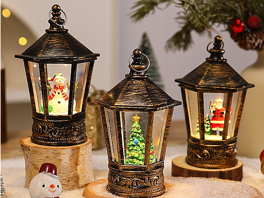 圣诞小夜灯详情页制作