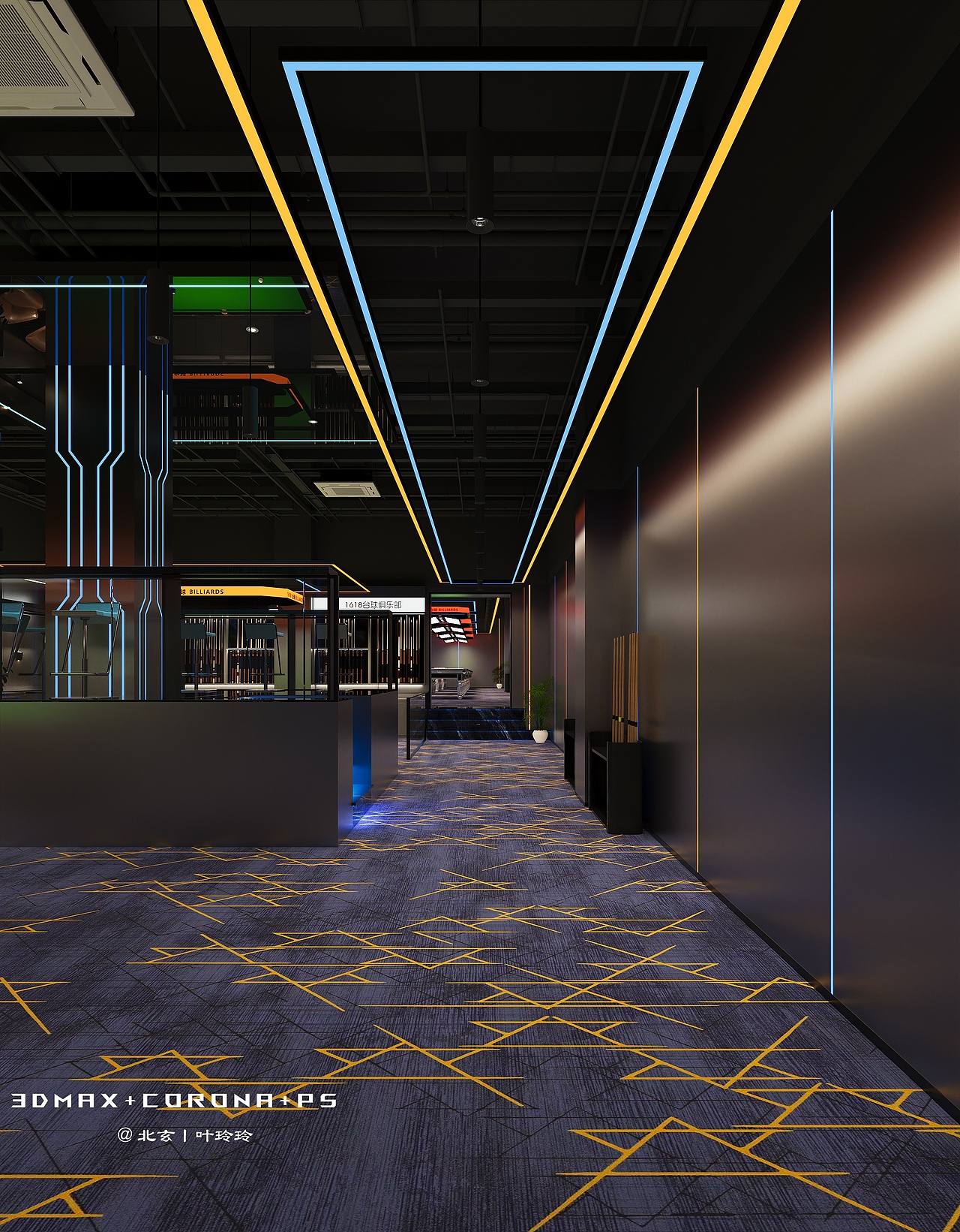 台球室设计丨与优雅共生，舒适与自在交融