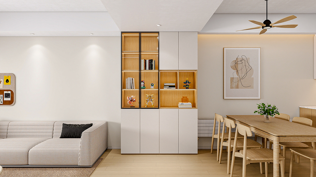 四川成都川农教师公寓（123平方现代原木三居室）（图ZMzk5MzI5NTc2） - 家装设计 - 站酷设计师设计师成爽原创素材 - 站酷ZCOOL