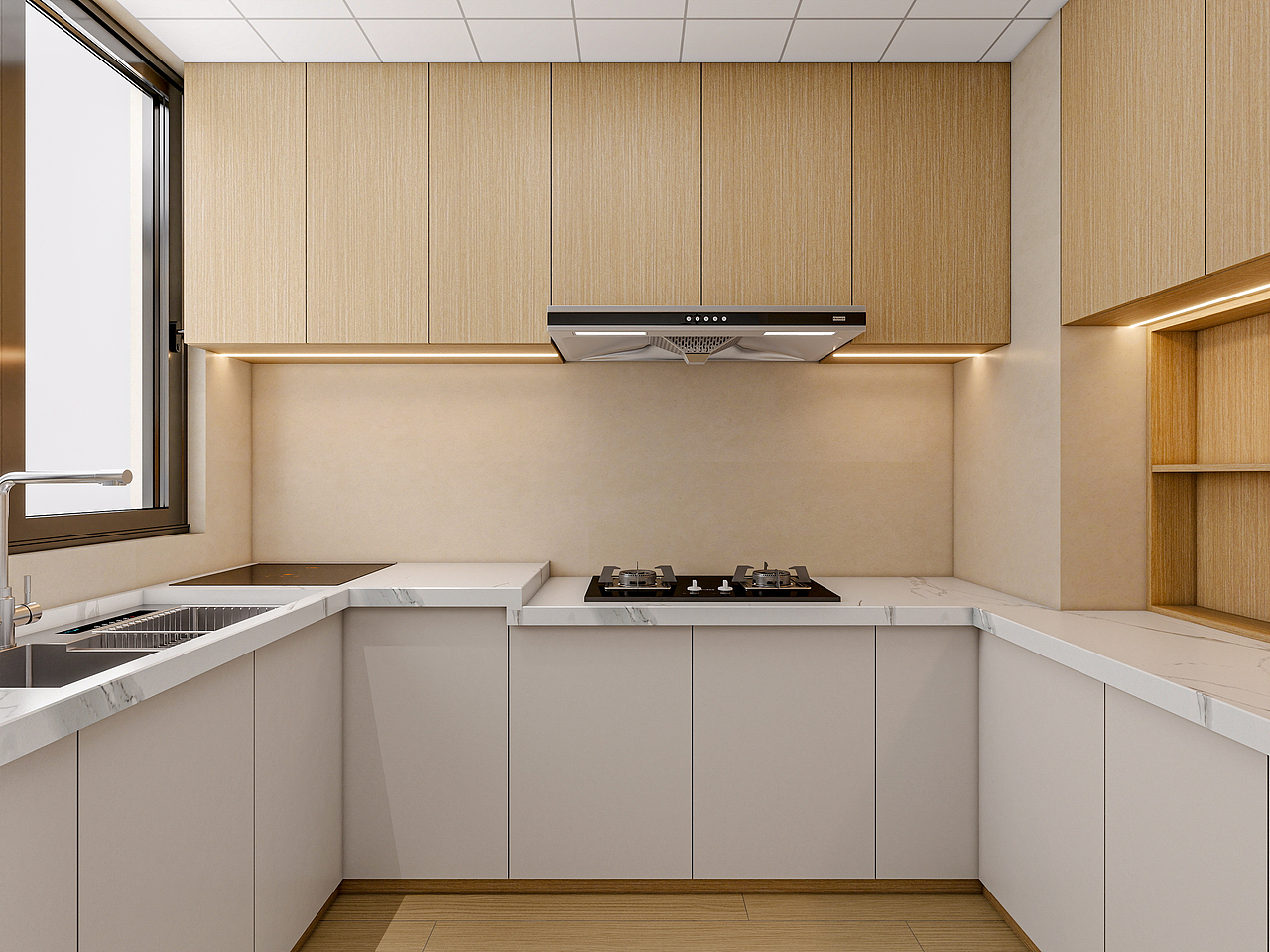 四川成都川农教师公寓（123平方现代原木三居室）（图ZMzk5MzI5Njg0） - 家装设计 - 站酷设计师设计师成爽原创素材 - 站酷ZCOOL