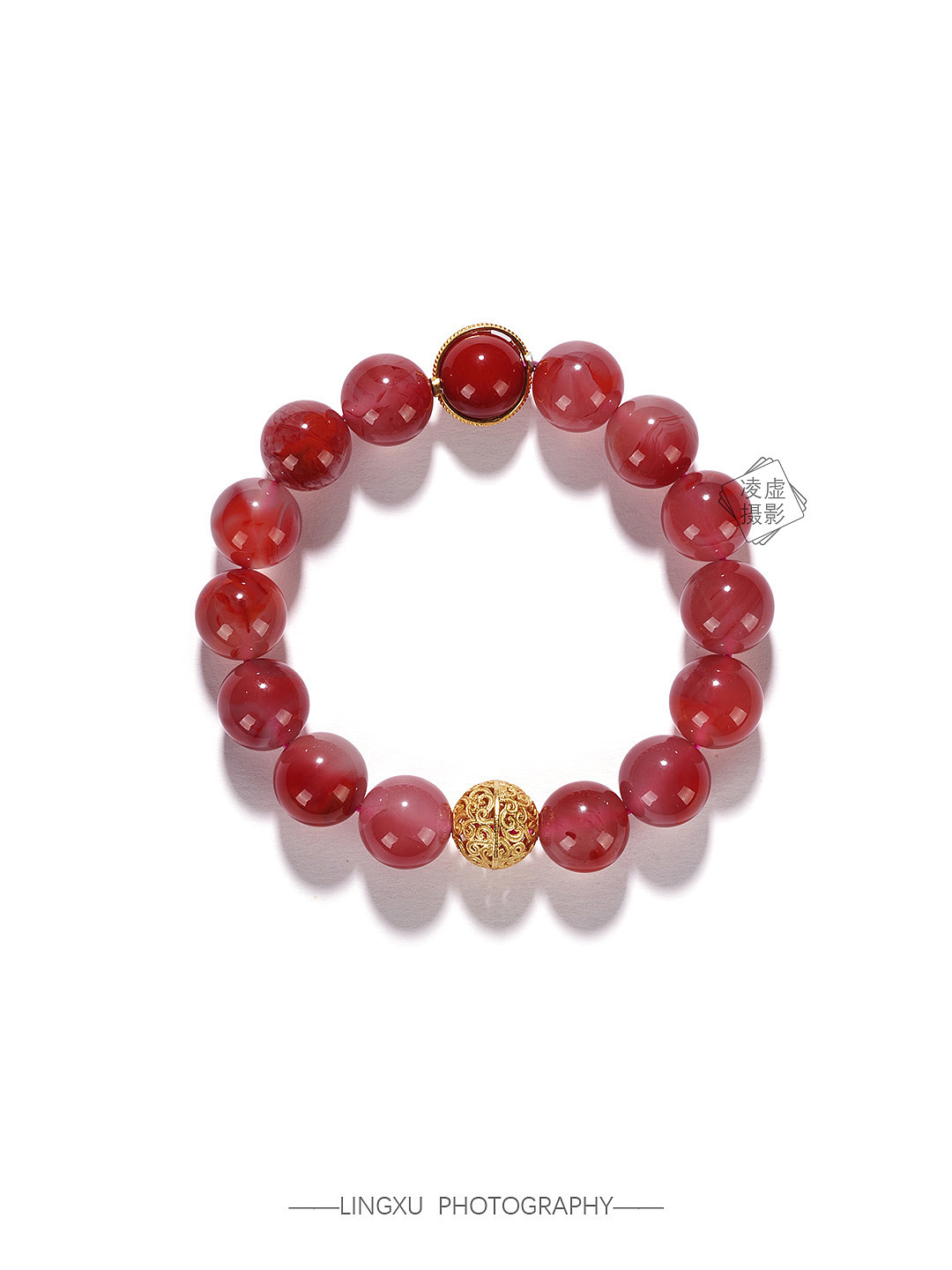 水晶手串白底图