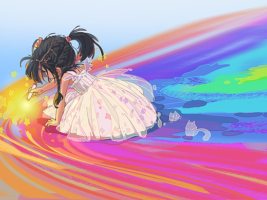彩虹画布