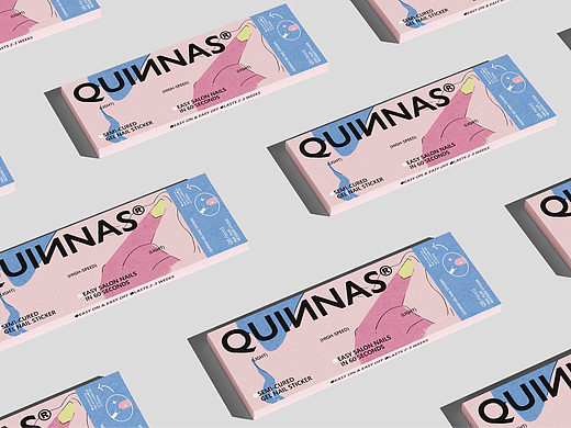 QUINNAS 美妆，美甲品牌设计