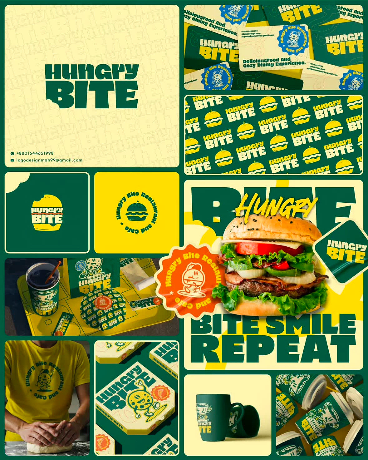 餐饮品牌设计 | —— Hungry Bite