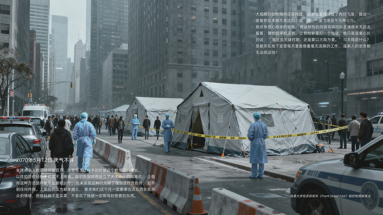 AIGC图文小说+短片《方体化》