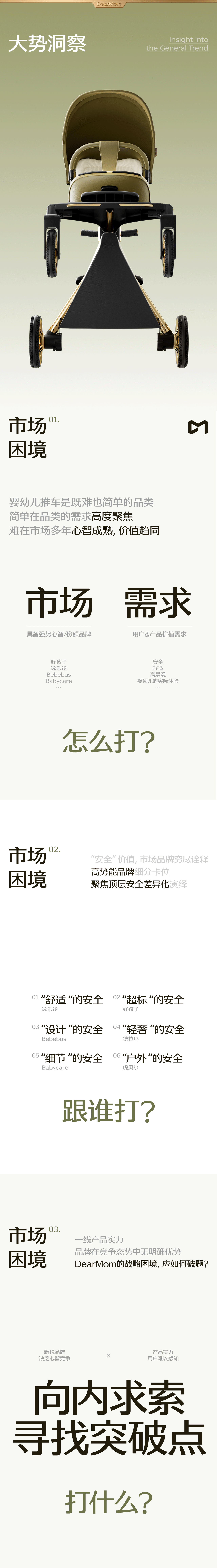 像素✖DearMom 稳稳睡婴儿推车(稳睡舱) 品牌单品全案