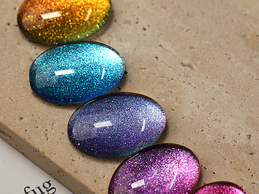 美甲色卡-高彩极光猫眼