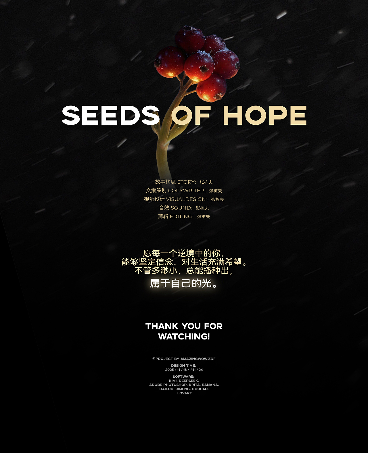 《SEEDS OF HOPE》#Vol.60 爆冷